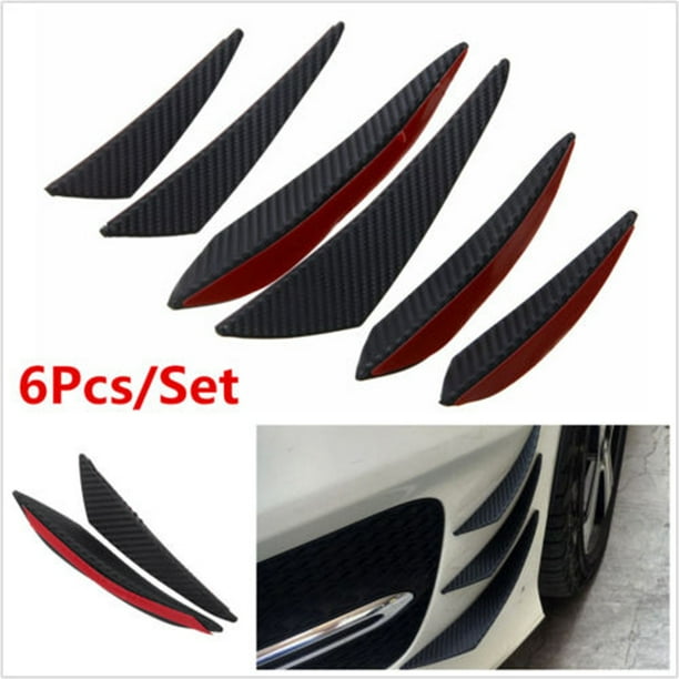 Carbon Fiber Pattern 3 Pcs Universal Front Bumper Lip Body Kit Spoiler GT Style ABS Front Bumper Lip Spoiler Wing Body Carbon Fiber Pattern 3 Pcs Universal Front Bumper Lip Body Kit Spoiler GT Style ABS Front Bumper Lip Spoiler Wing Body